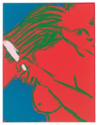 Woman Brushing Her Hair (from "New York Ten")