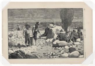 Seaside Sketches-- A Clambake, from Harper's Weekly