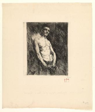 Half-nude Figure of a Man
