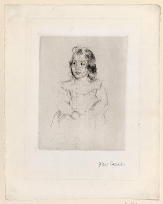 Simone with Clasped Hands Looking Left