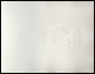 Embossed Linear Construction 1-B