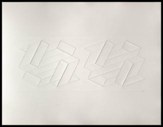 Embossed Linear Construction 2-B