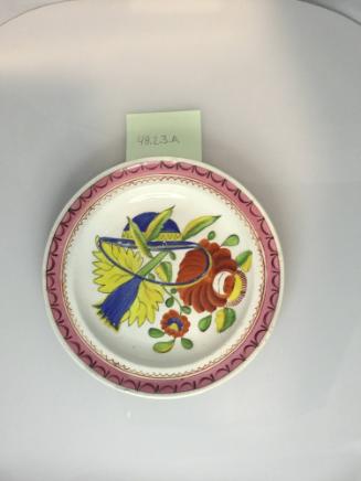 Gaudy Dutch plate