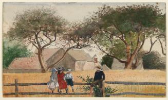 Children on a Fence