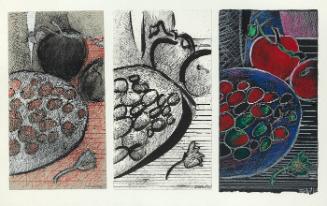 Apple Still-Life Studies (triptych)