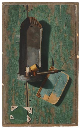 Still Life: Pipe and Church Sconce