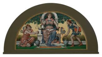 Study for Lunette in Library of Congress: Good Administration
