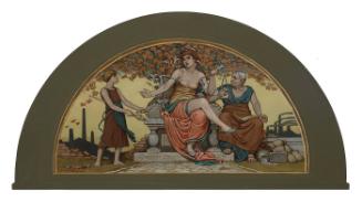Study for Lunette in Library of Congress: Corrupt Legislation