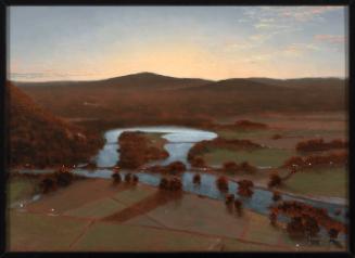 Study: Oxbow, After Church, After Cole, Flooded (Cool Ground) Flooded River for M. and E. Hannock)