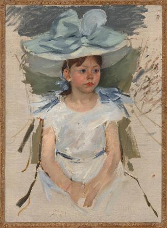 Ellen Mary Cassatt in a Big Blue Hat