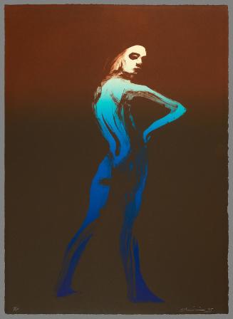 Woman in Blue