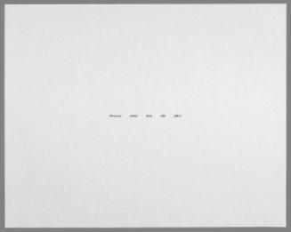 [Nowhere better than this place.]: Image from Stacks from Felix Gonzalez-Torres Exhibition, Guggenheim Museum, March 3-May 10, 1995