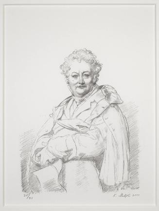 Ingres Drawing, Restored