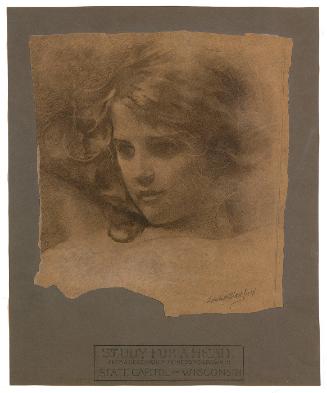 Study for Head of Figure for the State Capitol of Wisconsin
