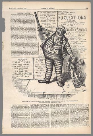 The Capture of Tweed--the Picture that Made the Spanish Officials Take Him For a "Child-Stealer."