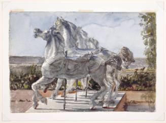 Four Wooden Horses