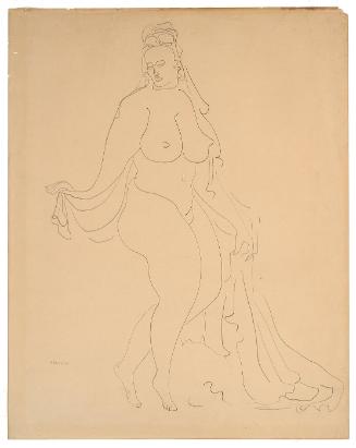 Figure with Drapery