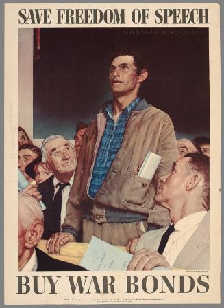 SAVE FREEDOM OF SPEECH, BUY WAR BONDS