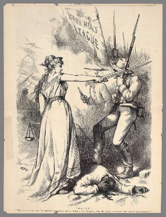 "HALT!" "This is not the way to repress corruption and to initiate the Negroes into the ways of honest and orderly government?"