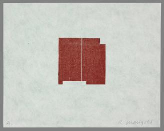 Original Woodcuts from Robert Mangold Prints 1968-1998; printer Carol Strum at NADJA, Kripplebush, New York