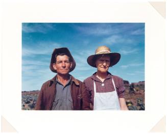Jim Norris and Wife, Homesteaders, Pie Town, New Mexico
