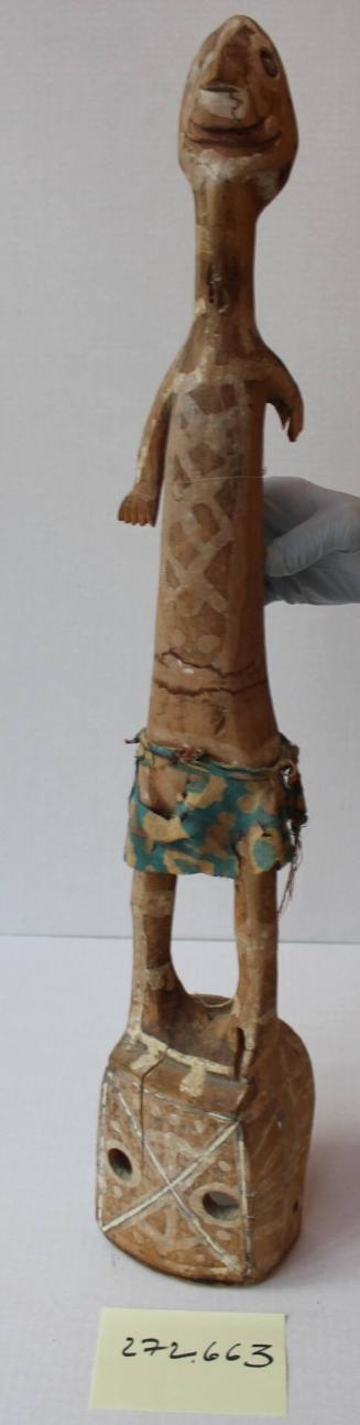 Initiation mask with female atop