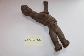 One-armed distorted figure (possibly inferring a disability)