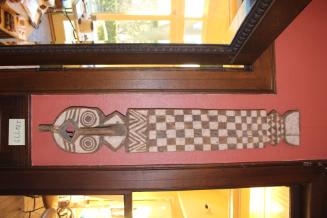 Plank mask w/checkerboard pattern