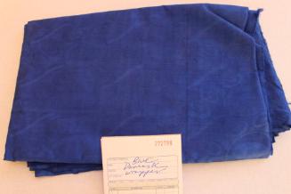 Blue damask wrapper