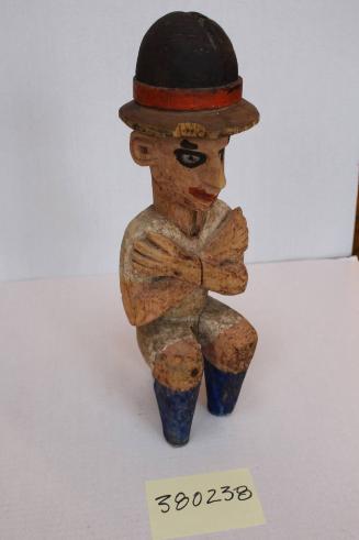 Colonial Man with Pith Helmet (colon figure, possibly also ritual object)