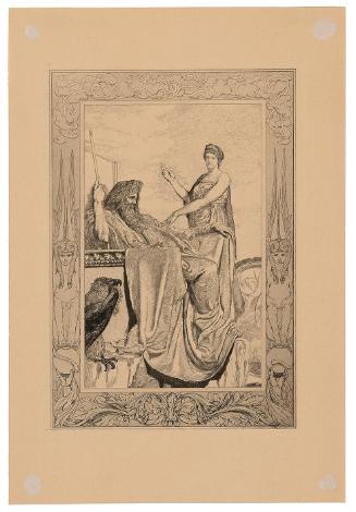 Untitled illustration to Apulejus, "Amor und Psyche", Munich, 1881