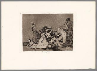 Y son fieras (from "Los Desastres de la Guerra")