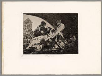 Ni por esas (from "Los Desastres de la Guerra")