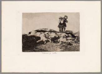 Enterrar y callar (from "Los Desastres de la Guerra")
