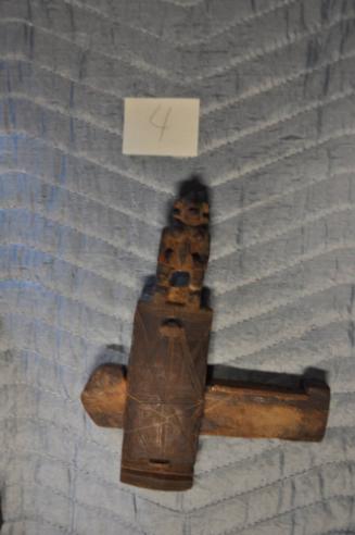 Door Lock with ancestral figure (Nommo)
