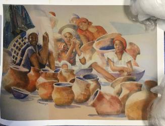 The Pot Sellers (larger poster print)