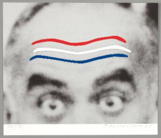 Raised Eyebrows/Furrowed Foreheads (Red, White and Blue) (from "Artists for Obama")