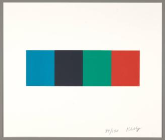 Blue Gray Green Red (from "Artists for Obama")