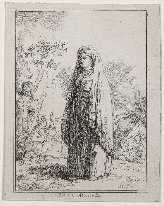 Femme de environs de Moscou