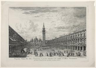 The Piazza in Venice with San Marco and the Campanile