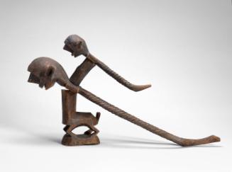 Female chiwara with child in the form of Charles DeGaulle