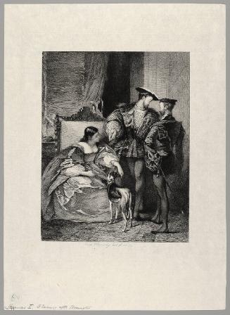 Francis I et la Duchesse d'Elampes