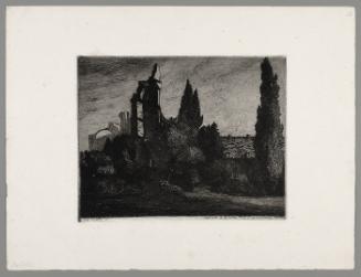 Untitled: Landscape with ruin