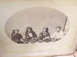 Hawaiians eating Poi and Fish