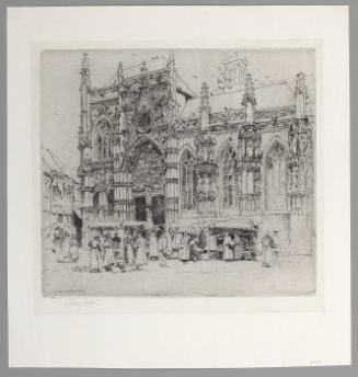Market Before a Church
