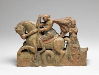 Cart decoration, "St. George, Equestrian"