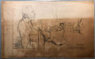 Rodin in His Studio