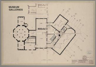 Museum Galleries, Lawrence Hall Addition Plan Level 724