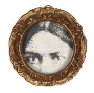 Eyes from The Library of Sor Juana Inez de la Cruz (from the installation, Venus Envy Chapter Two:  The Harem and Other Enclosures, 1994)