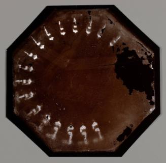 Sequential Photograph of Man Walking [Marey Wheel photographs of J. Laurie Wallace (?)] Back, 1885. Modern print by Jeff Hurwitz